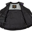 Milwaukee Leather Women's Gemma Black Leather Motorcycle Vest with Side Laces - LKL4716