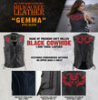 Milwaukee Leather Women's Gemma Black Leather Motorcycle Vest with Side Laces