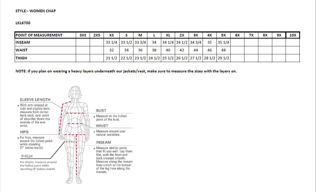 Milwaukee Leather LKL6700 Women&