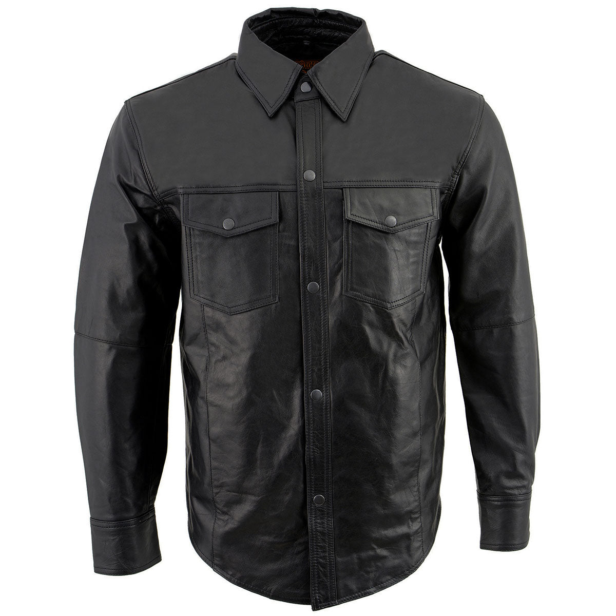 Milwaukee Leather LKM1600 Men's Black Lightweight Casual Biker
