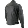 Milwaukee Leather LM17013 Men's Premium Black Advanced Leather Motorcycle Jacket w/ CE Armor Protection