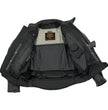 Milwaukee Leather LM17013 Men's Premium Black Advanced Leather Motorcycle Jacket w/ CE Armor Protection