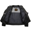Milwaukee Leather LKM17014 Men's Matte Black Premium Leather Protective Motorcycle Racing Style Biker Jacket w/ CE Armor