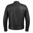 Milwaukee Leather Men's 'The Racer' Premium Black Leather Vented Racer Style Motorcycle Biker Jacket w/ CE Armor - LKM17015