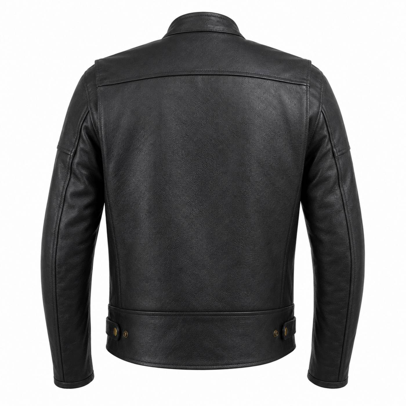 Milwaukee Leather Men's 'The Racer' Premium Black Leather Vented Racer Style Motorcycle Biker Jacket w/ CE Armor - LKM17015