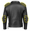 Milwaukee Leather LKM1701 Men's Classic Side Laced Black Motorcycle Premium Leather Jacket with CE Armor Protection