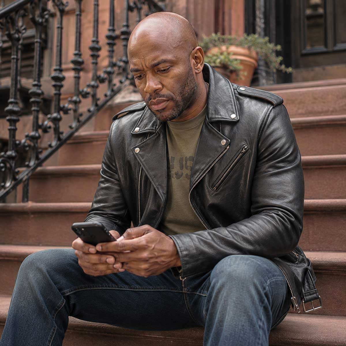 Milwaukee Leather LKM1701 Men's Classic Side Laced Black Motorcycle Premium Leather Jacket with CE Armor Protection