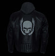 Milwaukee Leather Men's Alibi Black Leather Motorcycle Jacket w/ CE Armor, Removable Hoodie - LKM17021