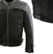 Milwaukee Leather Men's Chaos Black Leather Motorcycle Jacket w/ CE Armor, Reflective Panels, Vents - LKM17022