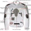 Milwaukee Leather Men's Chaos Black Leather Motorcycle Jacket w/ CE Armor, Reflective Panels, Vents - LKM17022