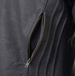 Milwaukee Leather Men's Endo Black Leather Motorcycle Jacket w/ CE Armor, Reflective Panels, Vents - LKM17023
