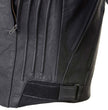 Milwaukee Leather Men's Endo Black Leather Motorcycle Jacket w/ CE Armor, Reflective Panels, Vents - LKM17023