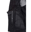 Milwaukee Leather Men's Stryde Black and Grey Matte Finish Racer Leather Motorcycle Jacket - LKM17024