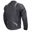 Milwaukee Leather Men's Stryde Black and Grey Matte Finish Racer Leather Motorcycle Jacket - LKM17024