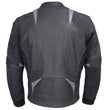 Milwaukee Leather Men's Stryde Black and Grey Matte Finish Racer Leather Motorcycle Jacket - LKM17024