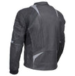 Milwaukee Leather Men's Stryde Black and Grey Matte Finish Racer Leather Motorcycle Jacket - LKM17024