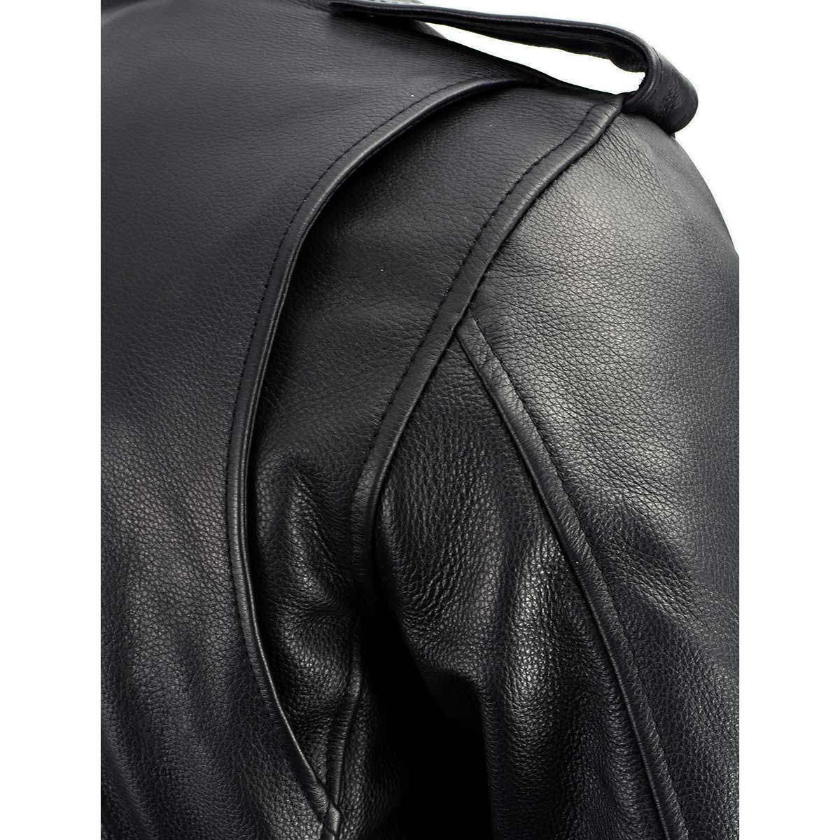 Milwaukee Leather LKM1711TALL Men's Black Tall-Sizes Side Lace