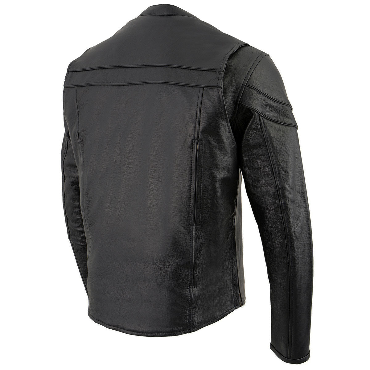 【philme】leatherlike jacket Milwaukee Leather 1775 Mens Black Leather Vintage Brando Style