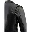 Milwaukee Leather LKM1781 Men's The Legend Classic Black Premium Leather Motorcycle Jacket w/ Quilted Liner