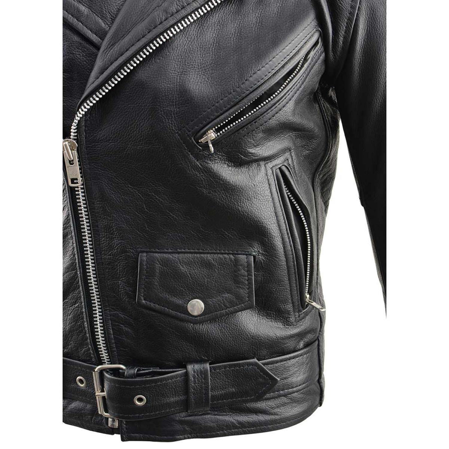 Milwaukee Leather Men's The Legend Classic Brando Black Premium