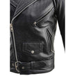 Milwaukee Leather LKM1781 Men's The Legend Classic Black Premium Leather Motorcycle Jacket w/ Quilted Liner