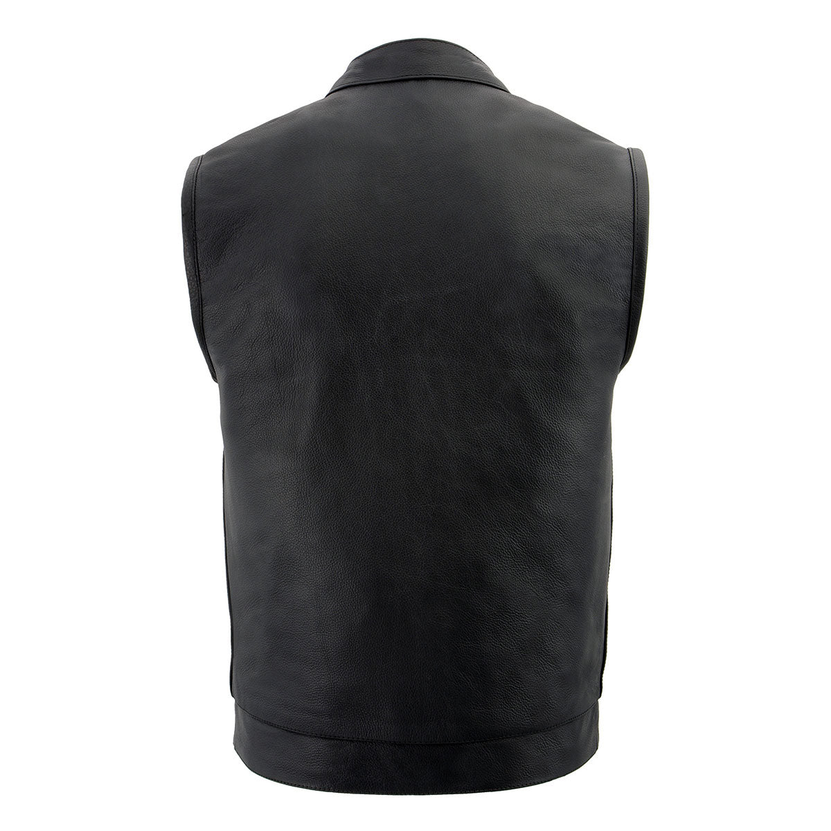 Milwaukee Leather LKM3713 Men's Black Leather Club Style