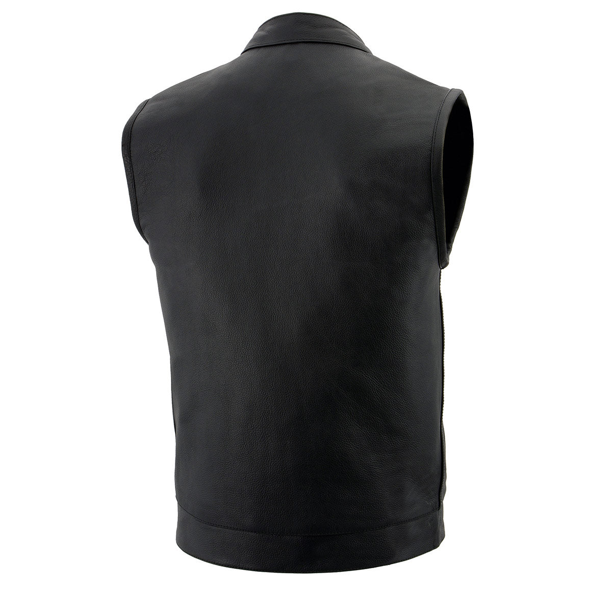 Milwaukee Leather LKM3713 Men's Black Leather Club Style