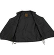 Milwaukee Leather Men's Classic ‘Side Laced Black Western Style Motorcycle Vest - LKM3776
