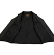 Milwaukee Leather Men's Black Classic Western Style Motorcycle Leather Rider Vest - LKM3778
