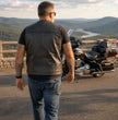 Milwaukee Leather Men's Black Classic Western Style Motorcycle Leather Rider Vest - LKM3778