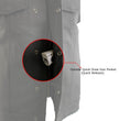 Milwaukee Leather Men's Barrage Flat Black Leather Motorcycle Club Style Vest - LKM3790