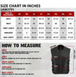 Milwaukee Leather Men's Creeper Black Triple Strap Leather Motorcycle Vest - LKM3791