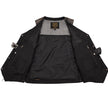 Milwaukee Leather Men's Wreck Distressed Brown Leather Motorcycle Vest - LKM3795