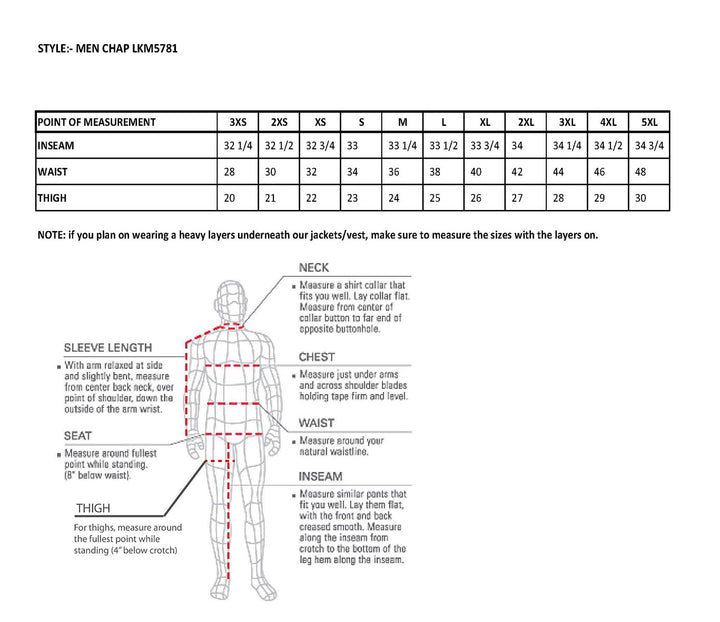 Milwaukee Leather Chaps for Men&