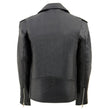 Milwaukee Leather Youth Size Classic Style Black Police Biker Leather Jacket LKY1950