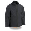 Milwaukee Leather LKY1965 Youth Size Black Waterproof Lightweight Zipper Front Soft Shell Jacket