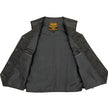 Milwaukee Leather LKY3860 Youth Size Black Leather Motorcycle Riders Vest w/ Side Lace