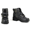 Milwaukee Motorcycle Clothing Company MB228 Paragon Leather Women's Black Motorcycle Boots