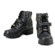 Milwaukee Motorcycle Clothing Company MB228 Paragon Leather Women's Black Motorcycle Boots