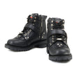Milwaukee Motorcycle Clothing Company MB233 Road Captain Leather Women's Black Motorcycle Boots