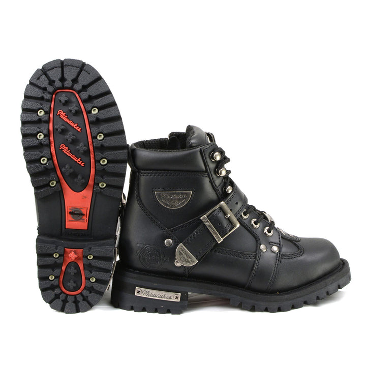Milwaukee Motorcycle Clothing Company MB233 Road Captain Leather Women&