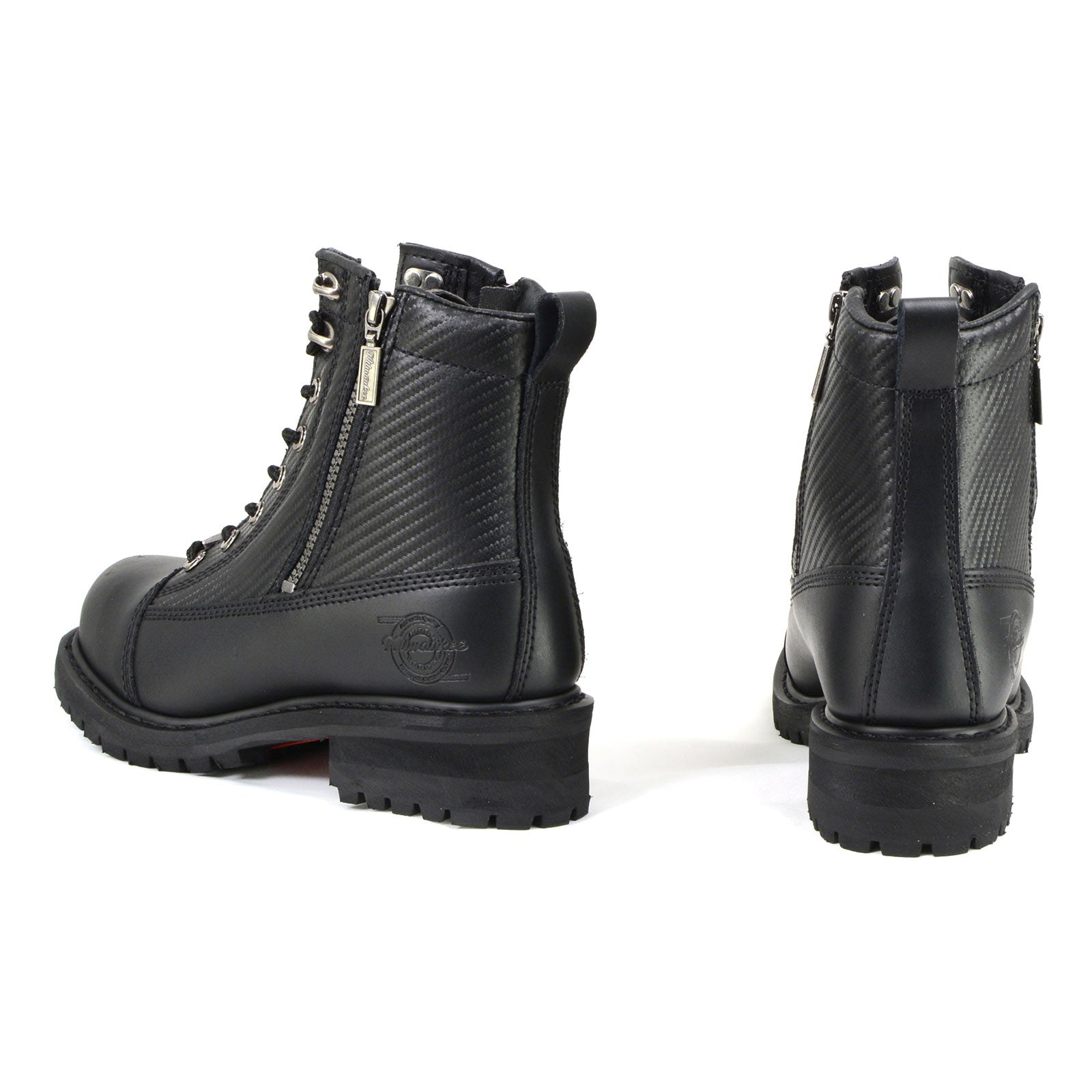 Milwaukee Motorcycle Clothing Co. Black Motorcycle Boots MB408