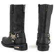 Milwaukee Motorcycle Clothing Co. Men's Black Motorcycle Boots, MB410