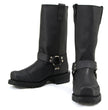 Milwaukee Motorcycle Clothing Company MB411 Men's Black Drag Harness Motorcycle Leather Boots