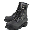 Milwaukee Motorcycle Clothing Company MB416EEE Men's EEE Wide Black Trooper Motorcycle Leather Boots