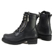 Milwaukee Motorcycle Clothing Company MB416 Men's Black Trooper Motorcycle Leather Boots