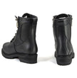 Milwaukee Motorcycle Clothing Co. Men's Black Motorcycle Boots, MB416EEE
