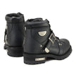 Milwaukee Motorcycle Clothing Co. Men's Black Motorcycle Boots, MB433