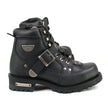 Milwaukee Motorcycle Clothing Co. Men's Black Motorcycle Boots, MB433EEE