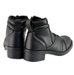 Milwaukee Leather MBK9255 Boys Black Lace-Up Boots with Side Zipper Entry